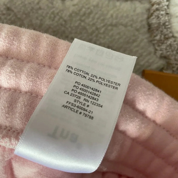 Aritzia TNA Cozy Fleece Mid Rise Basic Sweatpants Crystal Pink Size Small - Picture 14 of 14
